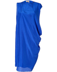 Lanvin Electric Blue Silk Dress