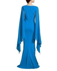 St. John Silk Cape Dress