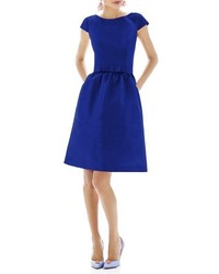 Alfred Sung Woven Fit Flare Dress