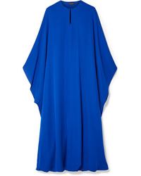 Reem Acra Draped Silk Tte Midi Dress