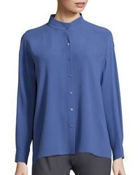 Eileen Fisher Silk Boxy Shirt