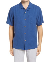 Tommy Bahama Hail Mary Short Sleeve Silk Button Up Camp Shirt