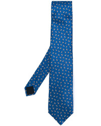 Lanvin Bird Pattern Tie