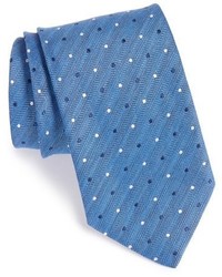 Eton Dot Linen Silk Tie