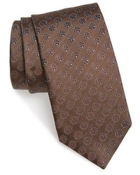 David Donahue Medallion Silk Tie