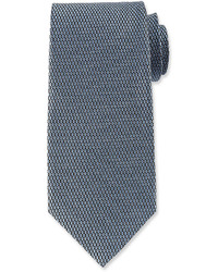 Tom Ford Micro Pattern Silk Tie Blue