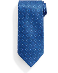Stefano Ricci Neat Square Pattern Silk Tie Blue