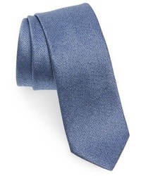 Lanvin Solid Silk Skinny Tie