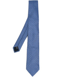 Lanvin Zig Zag Pattern Tie
