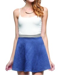 Ya Los Angeles Quilted Skater Skirt