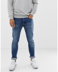 Levi's 501 Skinny Jeans In Bubbles Street Mid Wash