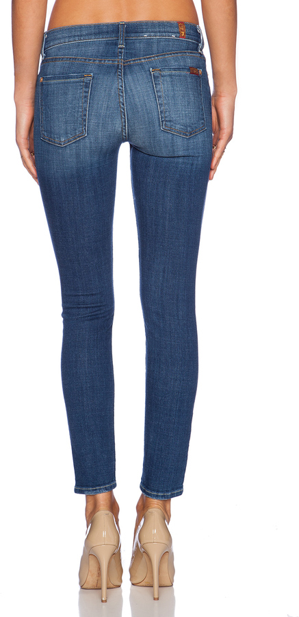 7 for all mankind ankle skinny