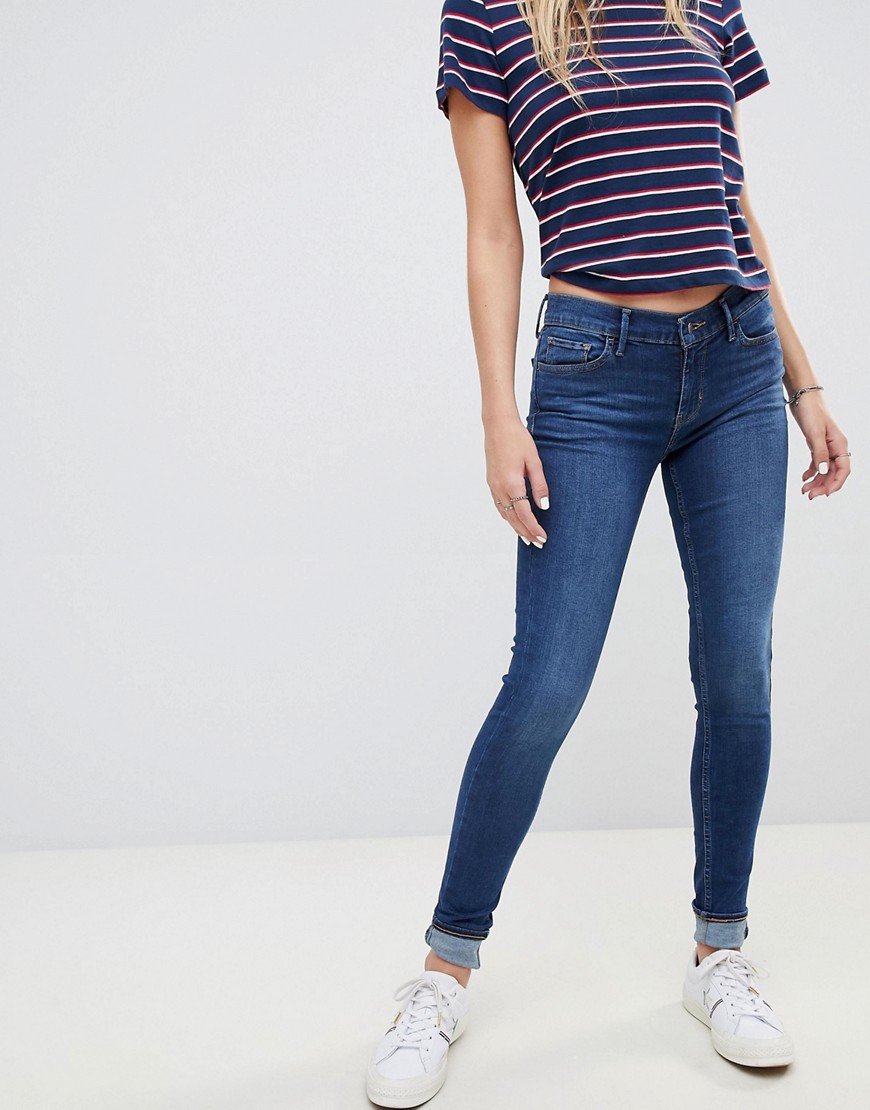 Mile High super skinny Jeans Levis индиго