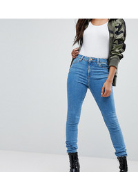 Asos Petite Asos Design Petite Ridley Ankle Grazer Jeans In Lily Wash