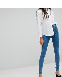 Asos Tall Asos Design Tall Ridley Skinny Jeansin Lily Pretty Mid Wash Blue