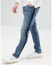 ASOS DESIGN Asos Skinny Jeans In Dark Wash Blue With