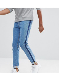 ASOS DESIGN Asos Tall Skinny Jeans In Mid Wash Blue With
