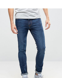 ASOS DESIGN Asos Tall Super Skinny Jeans In Dark Wash