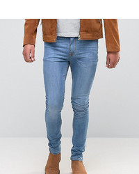 ASOS DESIGN Asos Tall Super Skinny Jeans In Light Wash