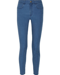 A.P.C. Atelier De Production Et De Cration Minimal Mid Rise Skinny Jeans Blue