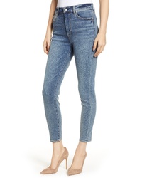 7 For All Mankind B Aubrey Super High Waist Ankle Skinny Jeans