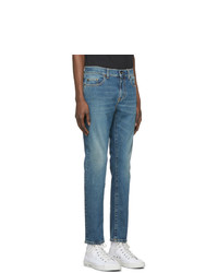 Saint Laurent Blue Skinny 5 Pocket Jeans