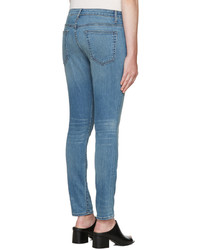 Helmut Lang Blue Skinny Jeans