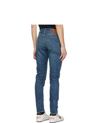 RRL Blue Slim Narrow Selvedge Jeans