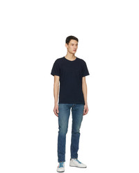 RRL Blue Slim Narrow Selvedge Jeans