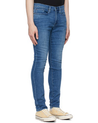 Frame Blue Stretch Lhomme Skinny Jeans
