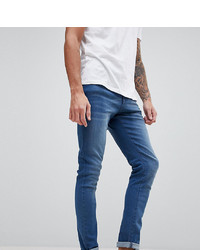 Brooklyn Supply Co. Brooklyn Supply Co Super Skinny Jeans In Smokey Blue