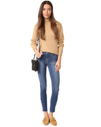 L'Agence Chanelle Skinny Ankle Zip Jeans