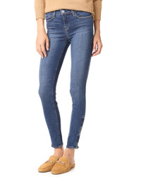 L'Agence Chanelle Skinny Ankle Zip Jeans