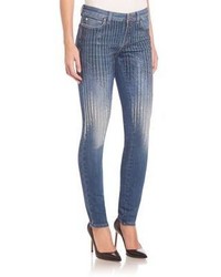 Versace Collection Sequin Skinny Jeans