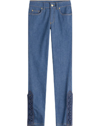 Alexander McQueen Cropped Skinny Jeans