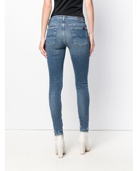 7 For All Mankind Distressed Leg Skinny Jeans