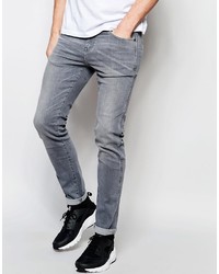 Dr. Denim Dr Denim Snap Skinny Jeans Gray Wash