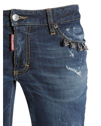 Dsquared2 Skinny Piercing Medium Waist Denim Jeans