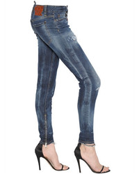 Dsquared2 Skinny Piercing Medium Waist Denim Jeans