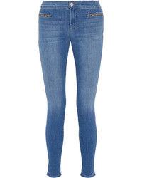 J Brand Emma Super Skinny Mid Rise Jeans Mid Denim