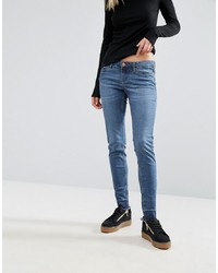 Noisy May Eve Lo Rise Skinny Jean With Released Hem
