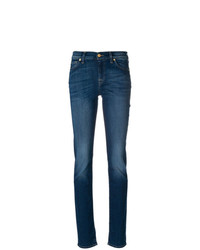 7 For All Mankind Faded Skinny Jeans