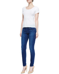 True Religion Halle Mid Rise Skinny Jeans Crystal Springs