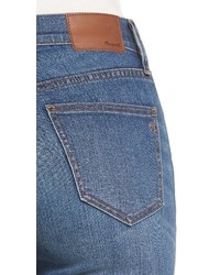 Madewell High Waist Skinny Jeans Button Through Edition