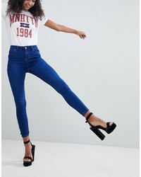 New Look India Supersoft Skinny Jean In Bright Blue Wash