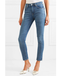 Brock Collection James Cropped High Rise Skinny Jeans