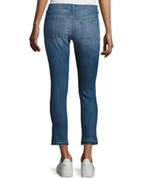 Rag & Bone Jean Cropped Skinny Jeans With Released Hem Midland