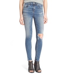 Rag & Bone Jean High Rise Skinny Jeans Size 27 Blue