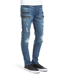 Hudson Jeans Broderick Biker Skinny Fit Jeans