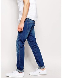 Wrangler Jeans Bryson Skinny Fit Blue Bream Mid Wash